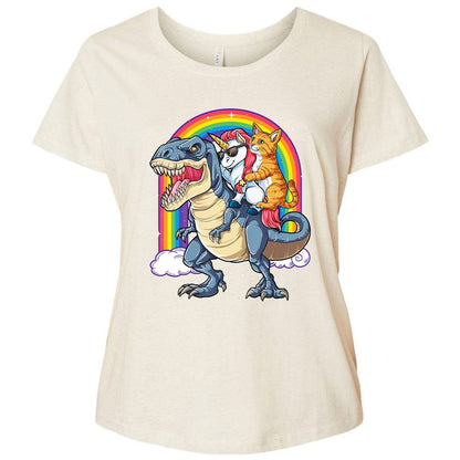 Ladies Curvy Jersey - H5BKFFFJ - Natural Heather - 8