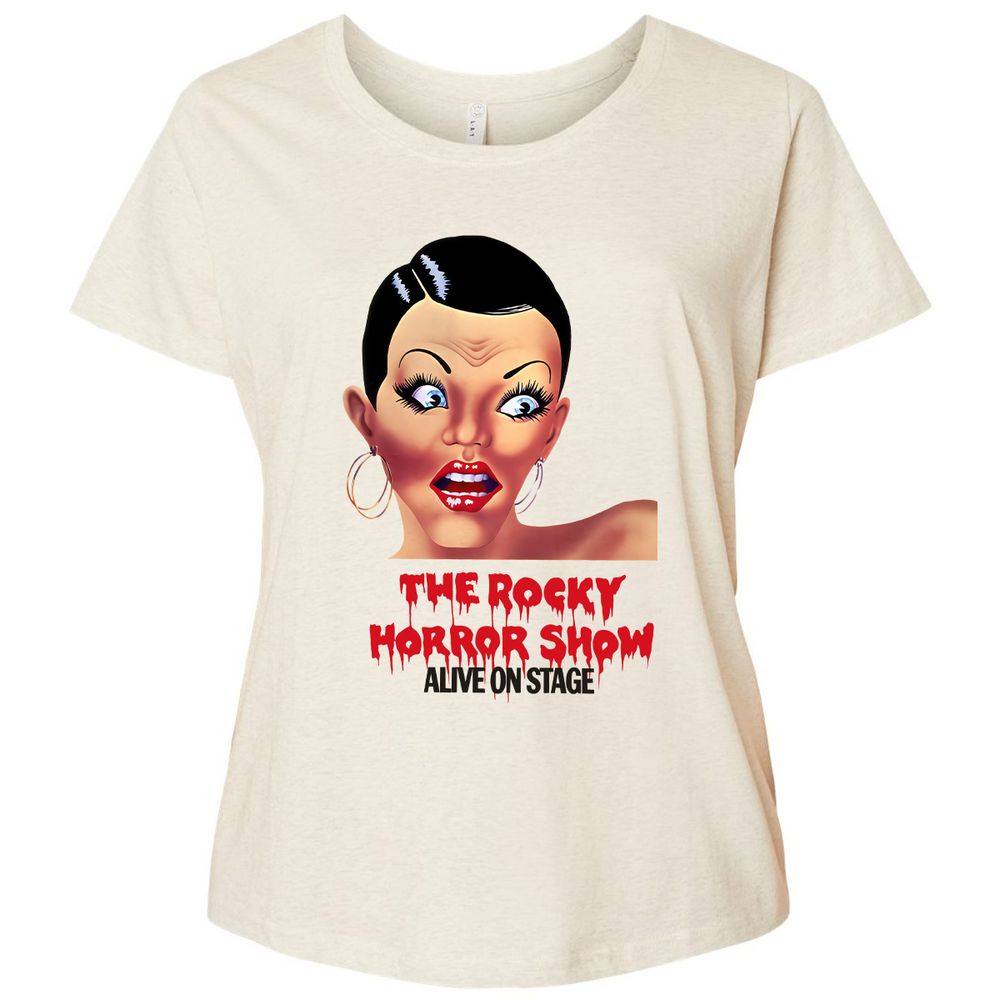 Ladies Curvy Jersey - XF9FWAK3 - Natural Heather - 8