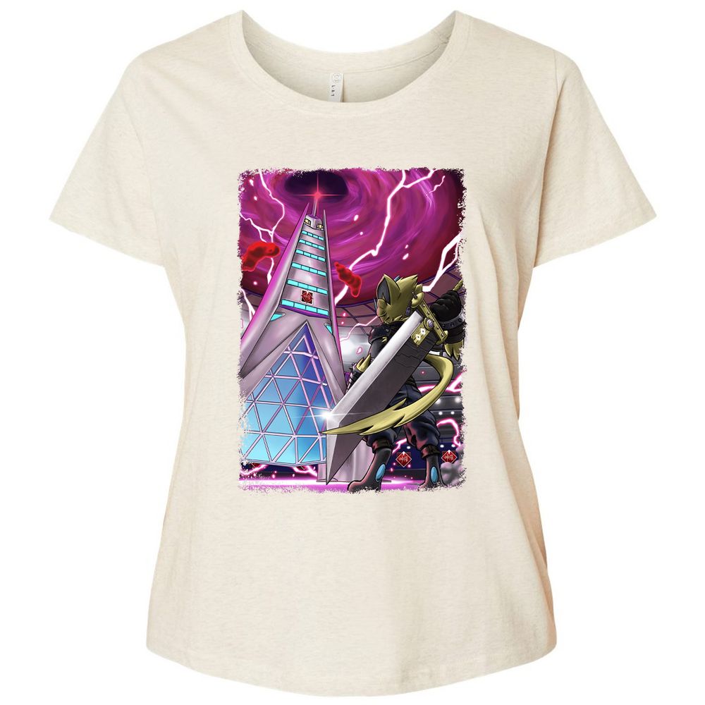 Ladies Curvy Jersey - 57SAEPQS - Natural Heather - 8