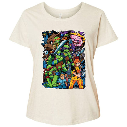 Ladies Curvy Jersey - F4965KFA - Natural Heather - 8