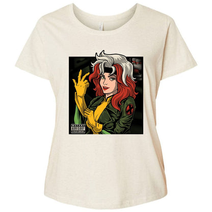 Ladies Curvy Jersey - YL1GM6WL - Natural Heather - 8