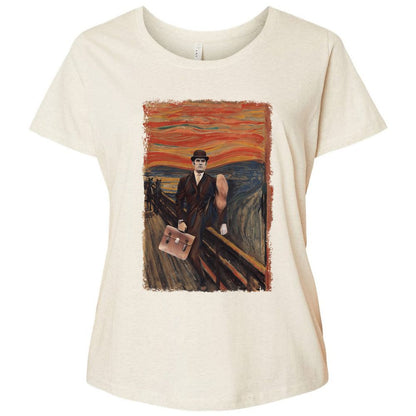 Ladies Curvy Jersey - G4DL6YJW - Natural Heather - 8