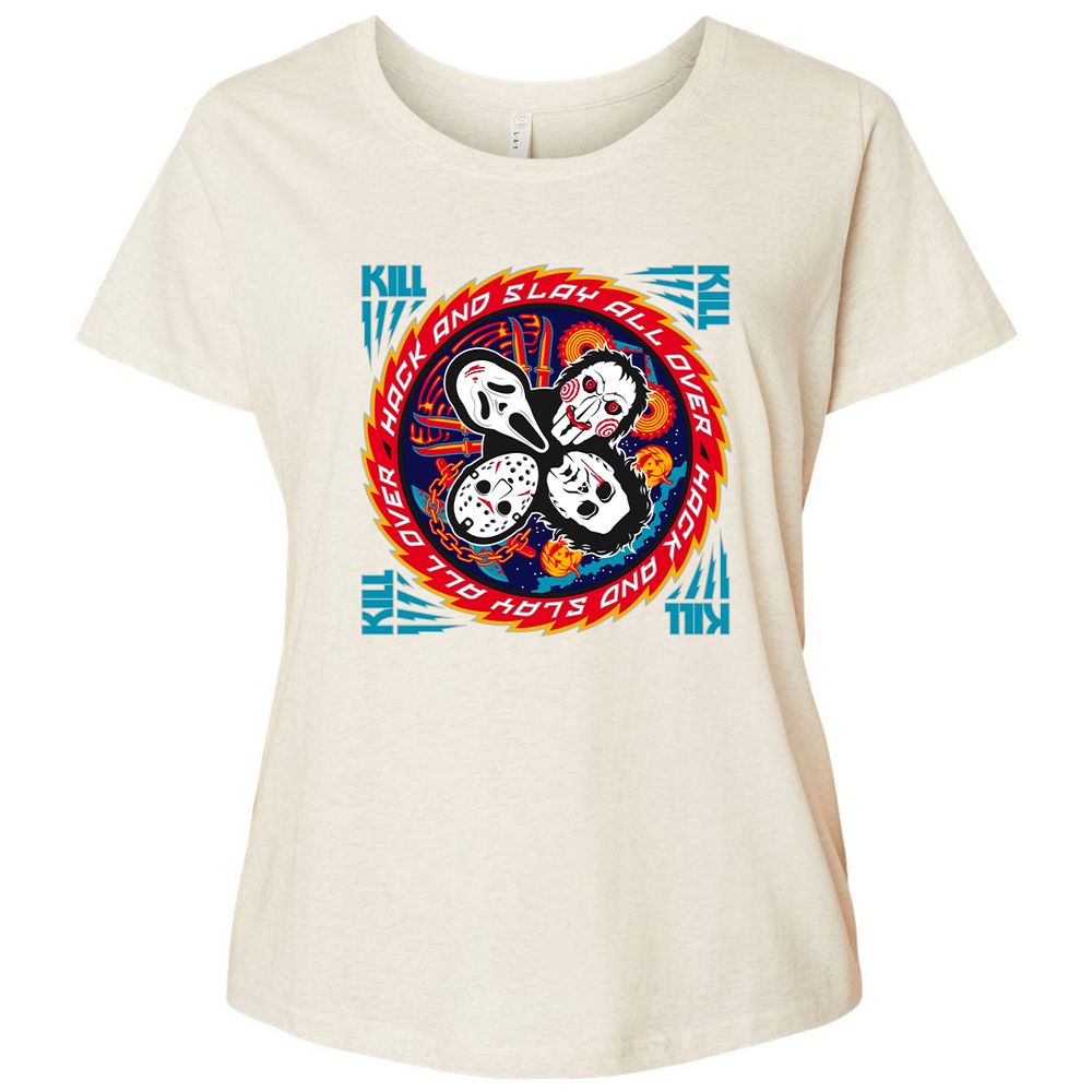 Ladies Curvy Jersey - X85DU5LA - Natural Heather - 8