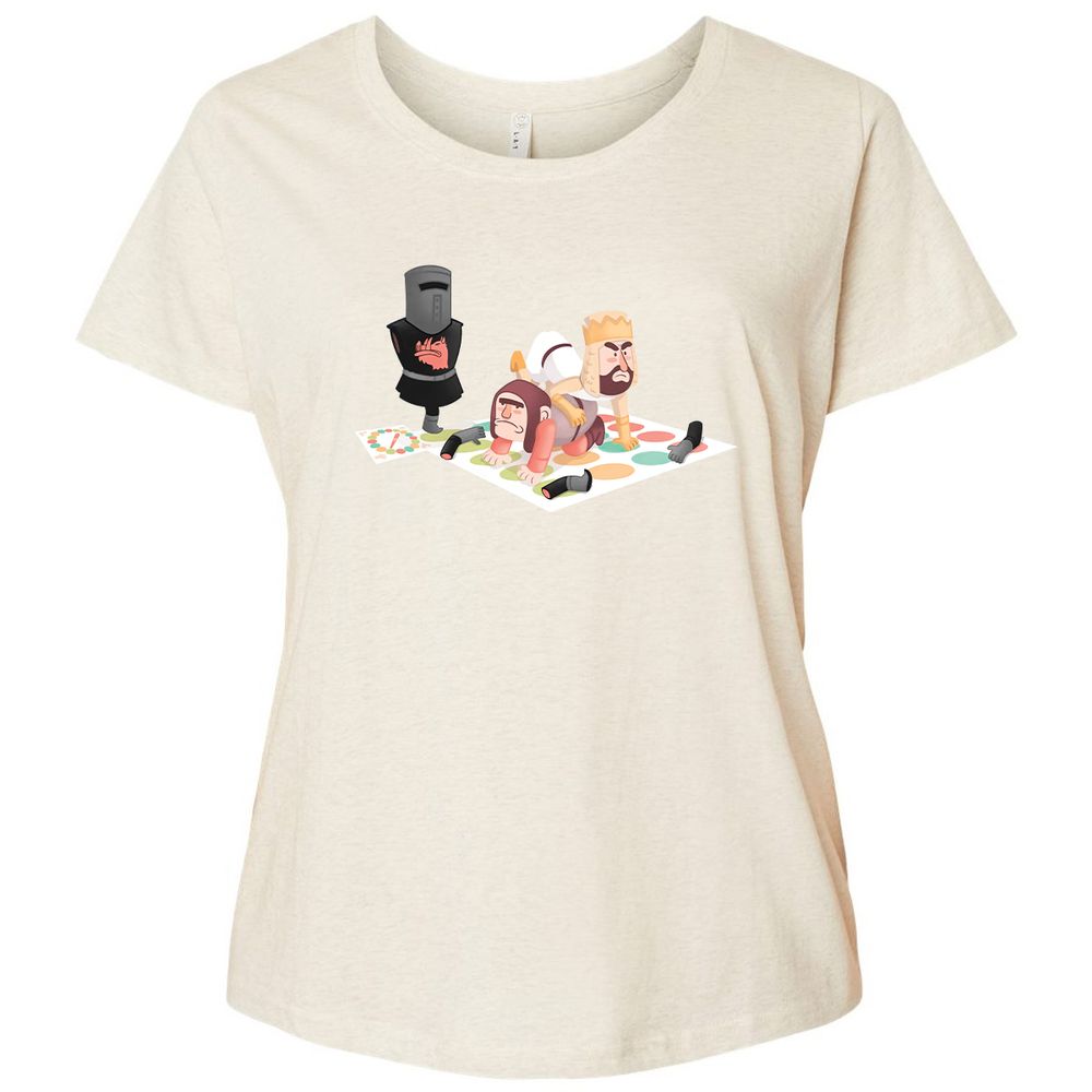 Ladies Curvy Jersey - R3GXRF46 - Natural Heather - 8