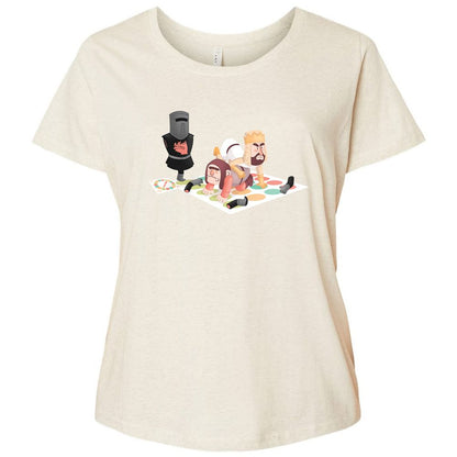 Ladies Curvy Jersey - R3GXRF46 - Natural Heather - 8