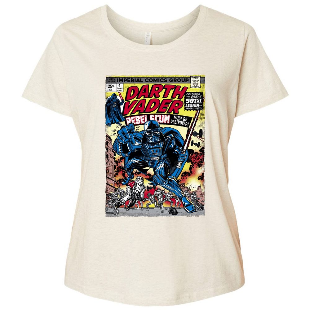 Ladies Curvy Jersey - 3921R74L - Natural Heather - 8