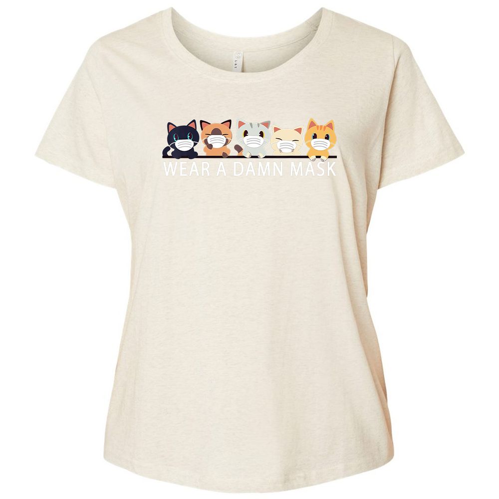 Ladies Curvy Jersey - 83ULQL8Z - Natural Heather - 8