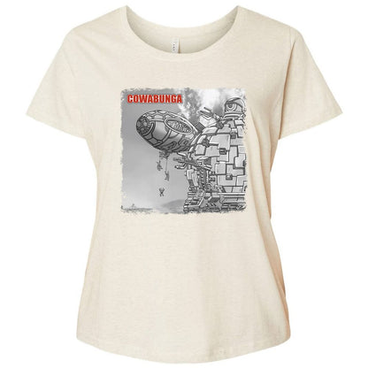 Ladies Curvy Jersey - 1AU3XS98 - Natural Heather - 8