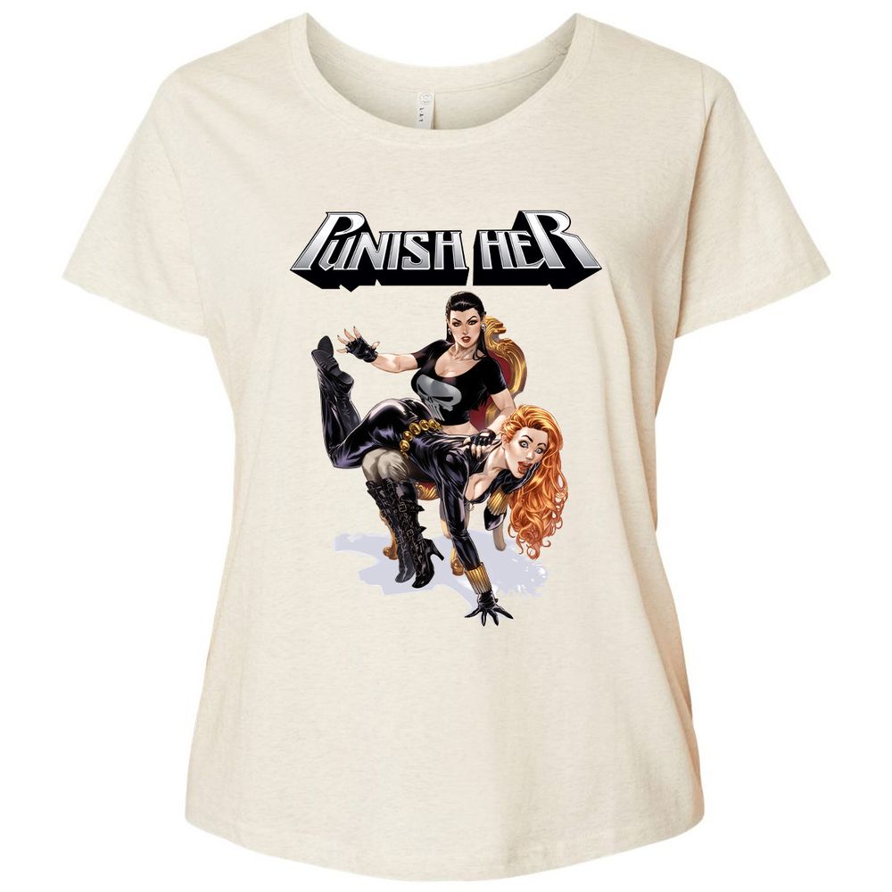 Ladies Curvy Jersey - 1K88BXVU - Natural Heather - 8