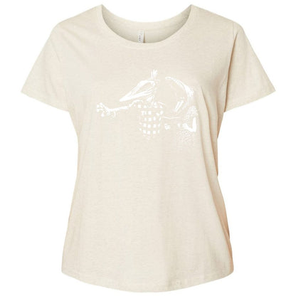 Ladies Curvy Jersey - 5WTKU82J - Natural Heather - 8