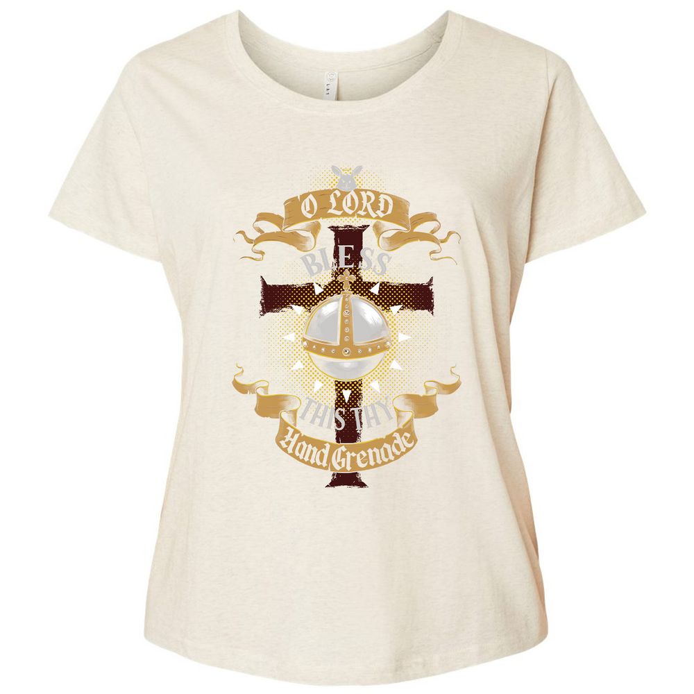 Ladies Curvy Jersey - CFGB33HC - Natural Heather - 8