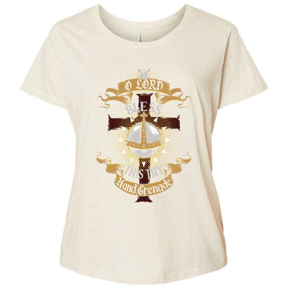 Ladies Curvy Jersey - CFGB33HC - Natural Heather - 8