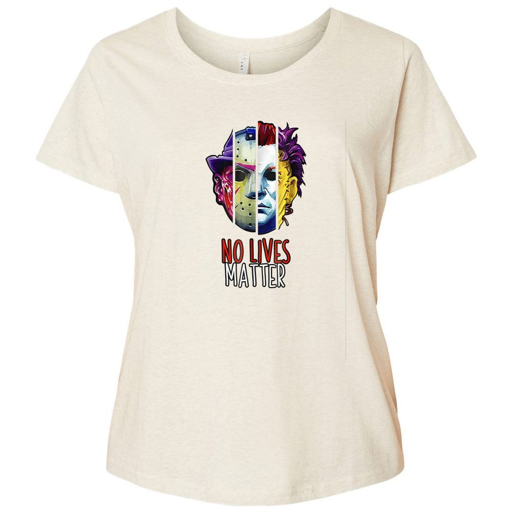 Ladies Curvy Jersey - MLVW38TJ - Natural Heather - 8