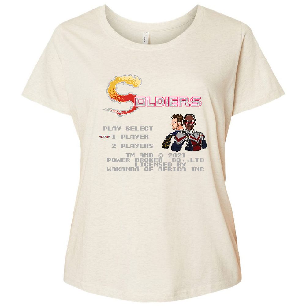 Ladies Curvy Jersey - B7DE3LQC - Natural Heather - 8