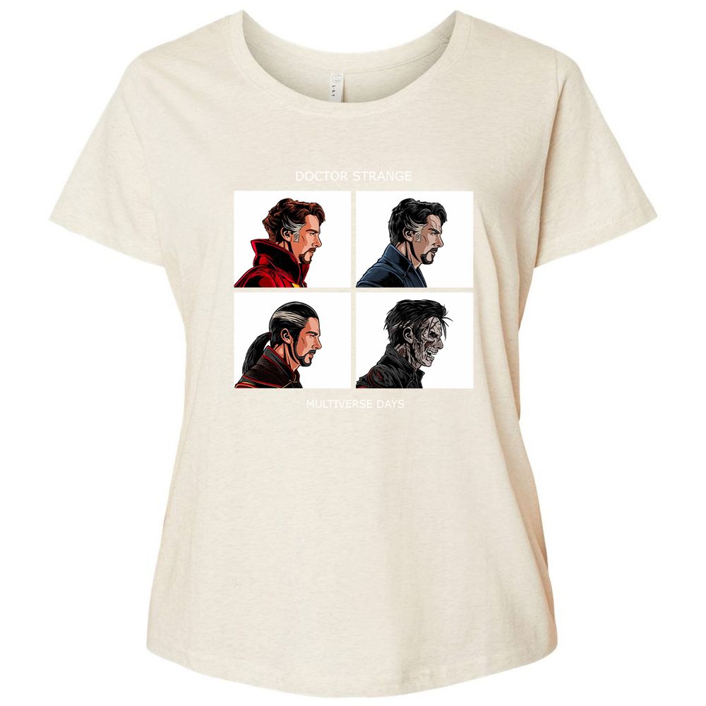 Ladies Curvy Jersey - H1XEHK4H - Natural Heather - 8