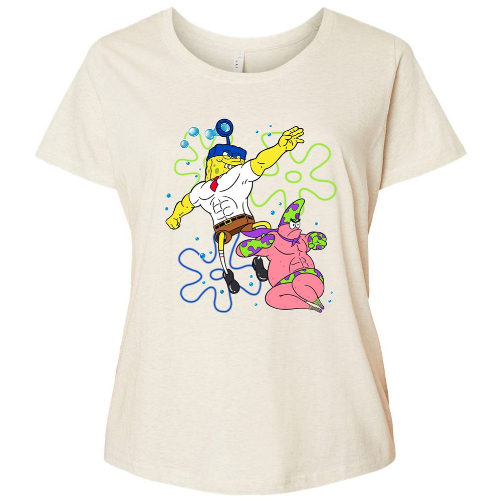 Ladies Curvy Jersey - VVCZD79H - Natural Heather - 8