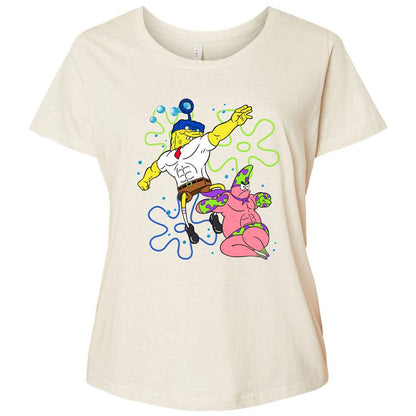 Ladies Curvy Jersey - VVCZD79H - Natural Heather - 8