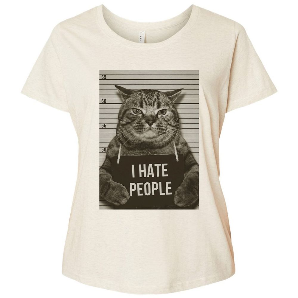 Ladies Curvy Jersey - X7J5MV35 - Natural Heather - 8