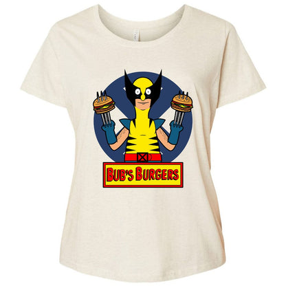 Ladies Curvy Jersey - 55375HVQ - Natural Heather - 8