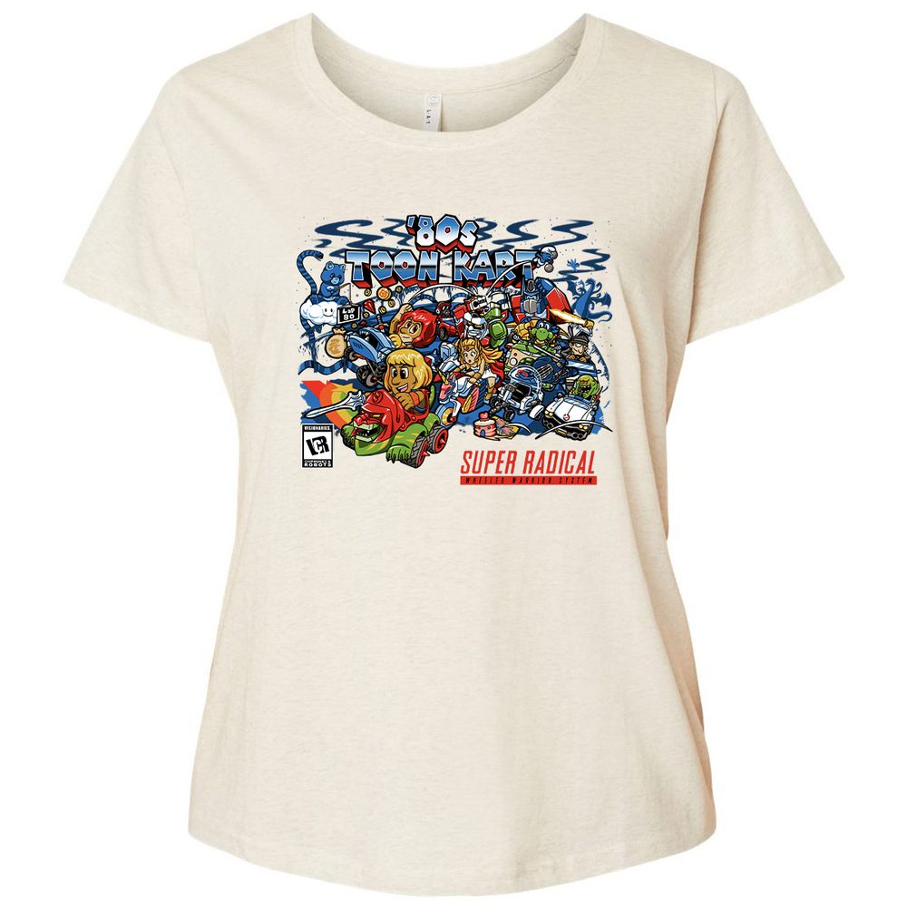 Ladies Curvy Jersey - MTDATZ9U - Natural Heather - 8