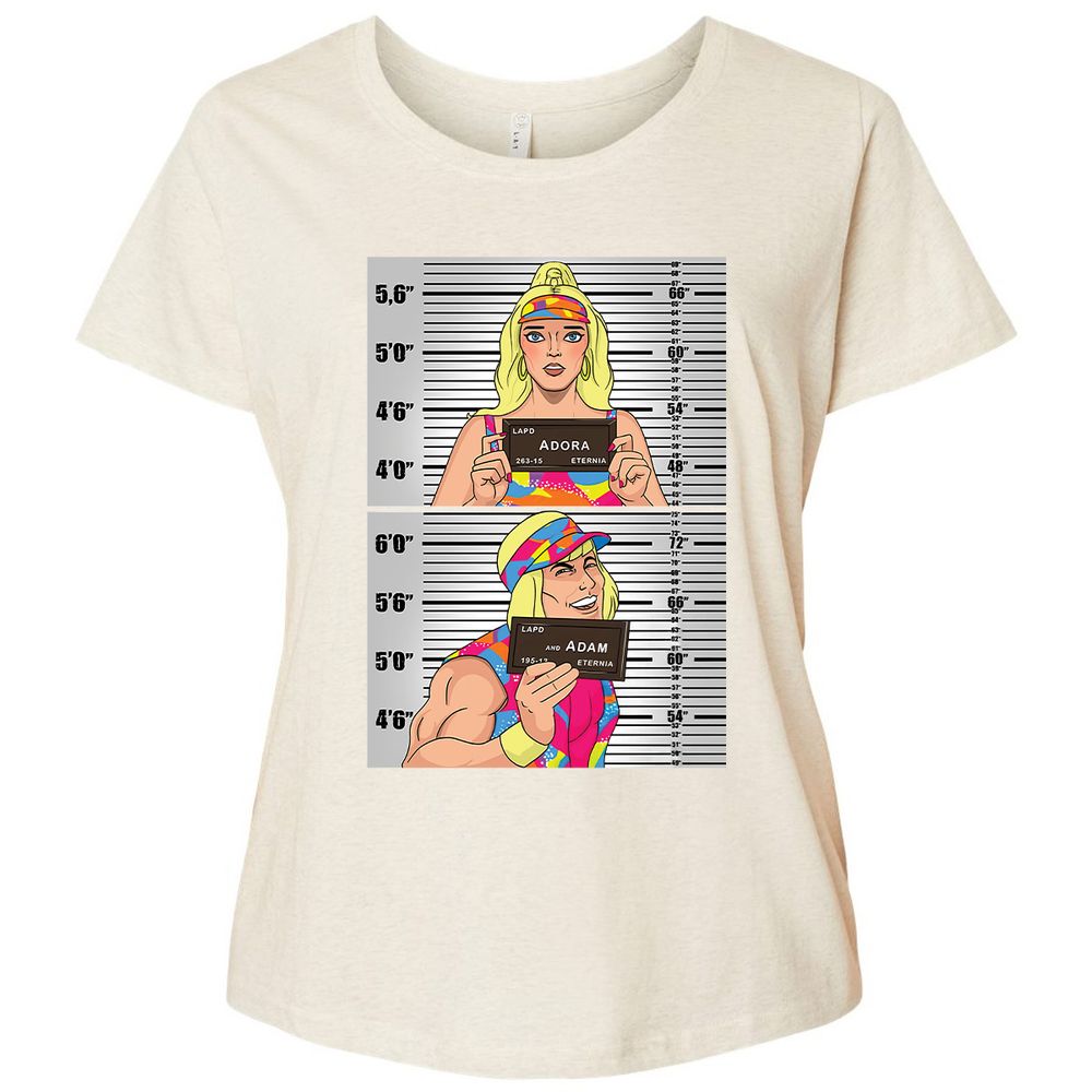 Ladies Curvy Jersey - M6A61WQ3 - Natural Heather - 8