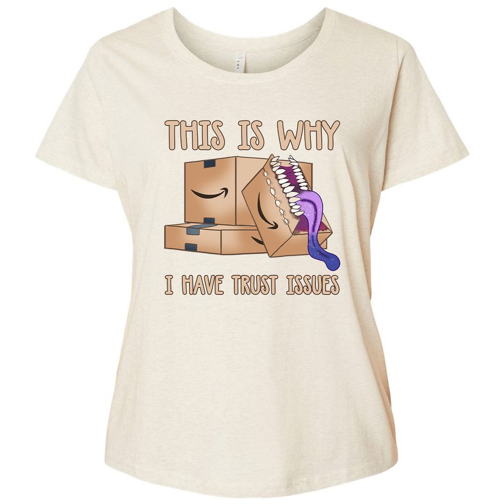 Ladies Curvy Jersey - 6BHBZ5MU - Natural Heather - 8