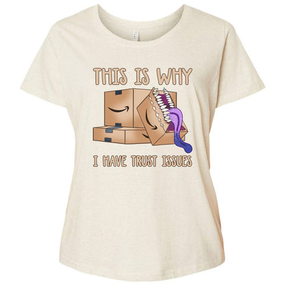 Ladies Curvy Jersey - 6BHBZ5MU - Natural Heather - 8