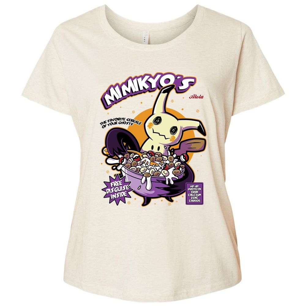 Ladies Curvy Jersey - AFUHUPWR - Natural Heather - 8