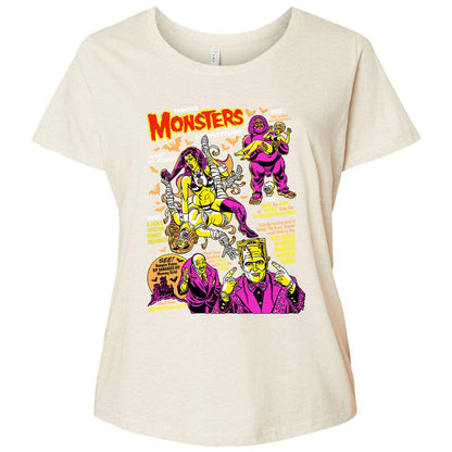 Ladies Curvy Jersey - ULB7TH63 - Natural Heather - 8