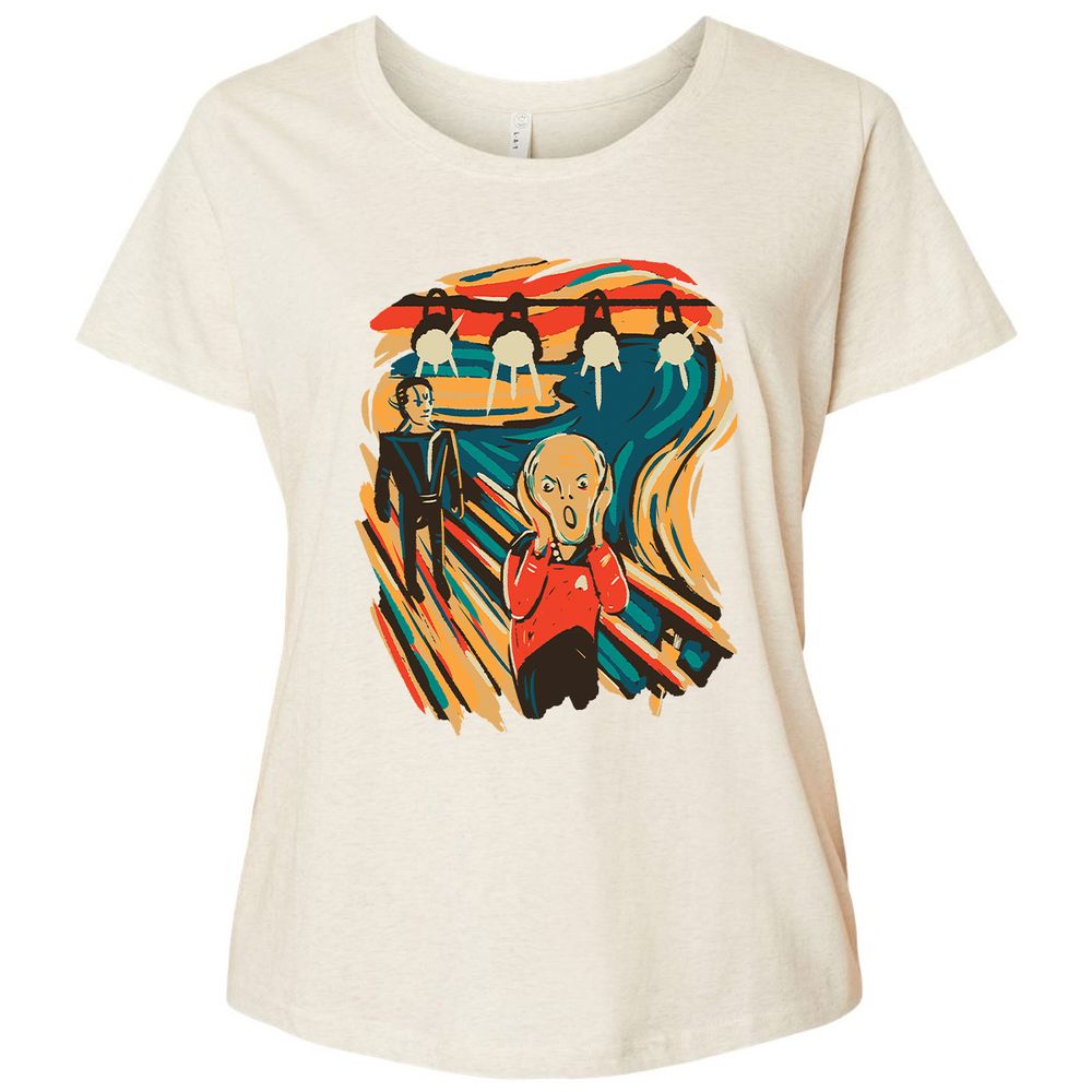 Ladies Curvy Jersey - VWTQY72Y - Natural Heather - 8