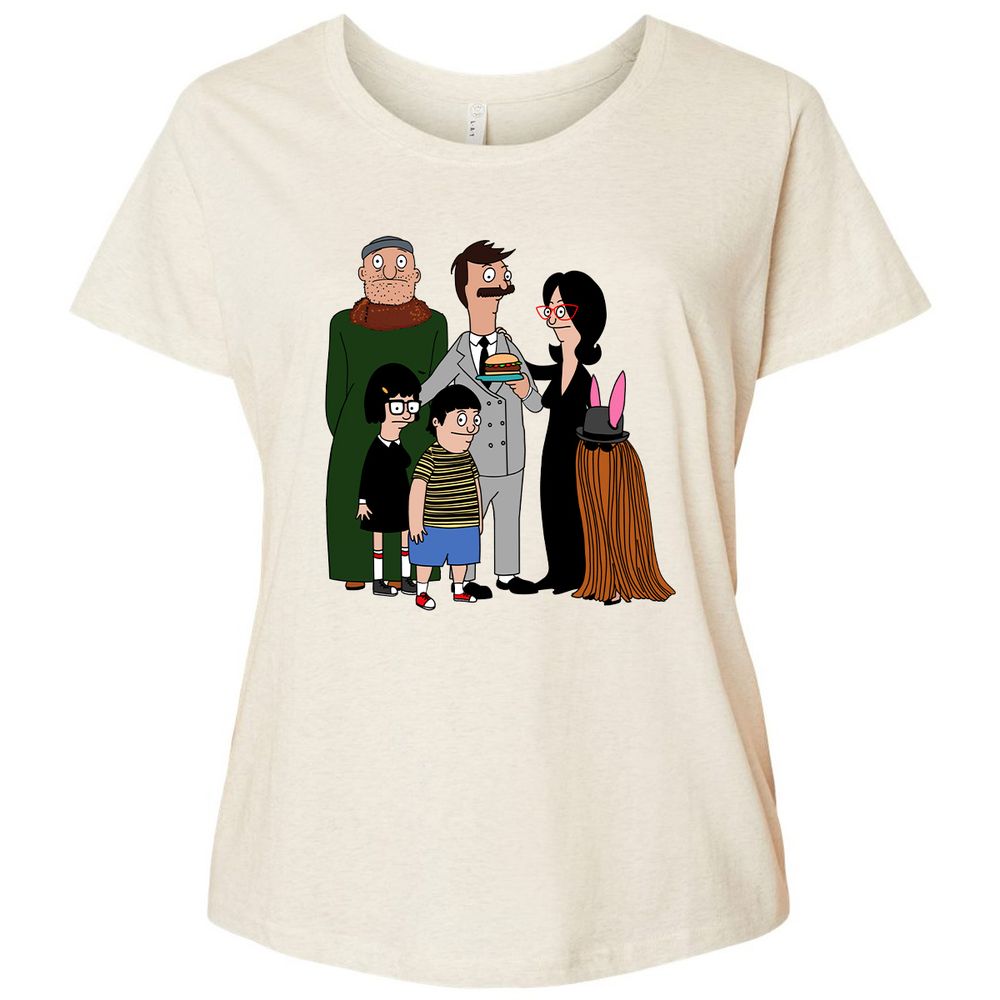 Ladies Curvy Jersey - Q2YSVAG3 - Natural Heather - 8