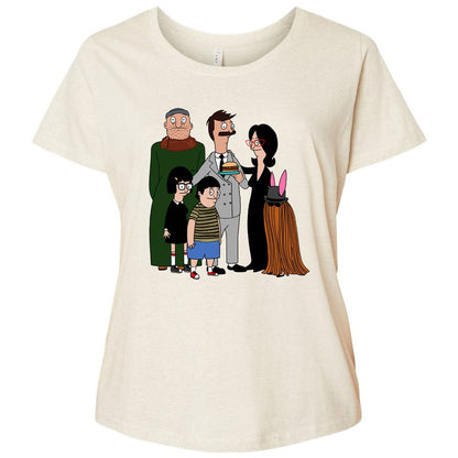 Ladies Curvy Jersey - Q2YSVAG3 - Natural Heather - 8