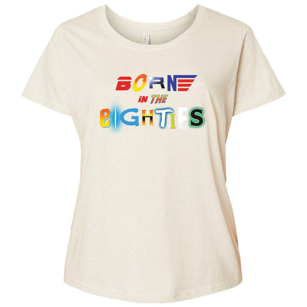 Ladies Curvy Jersey - UE8VK7KH - Natural Heather - 8