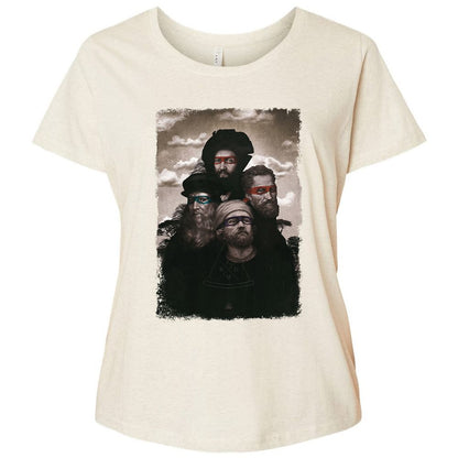 Ladies Curvy Jersey - 6FMKR3E9 - Natural Heather - 8