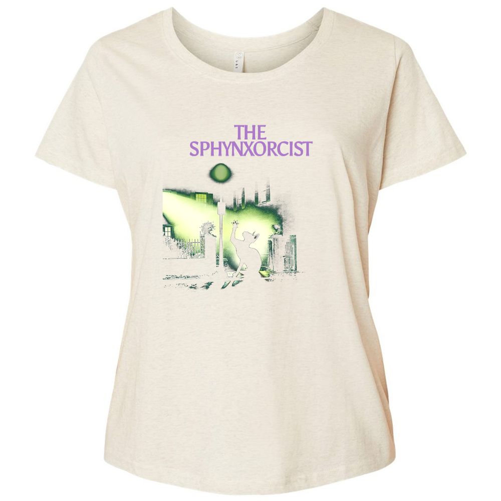 Ladies Curvy Jersey - 4BVCUA59 - Natural Heather - 8