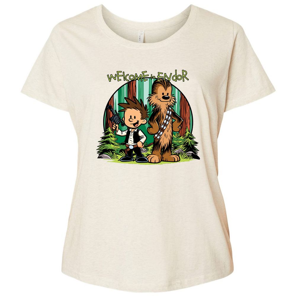 Ladies Curvy Jersey - 3W7UVUUP - Natural Heather - 8