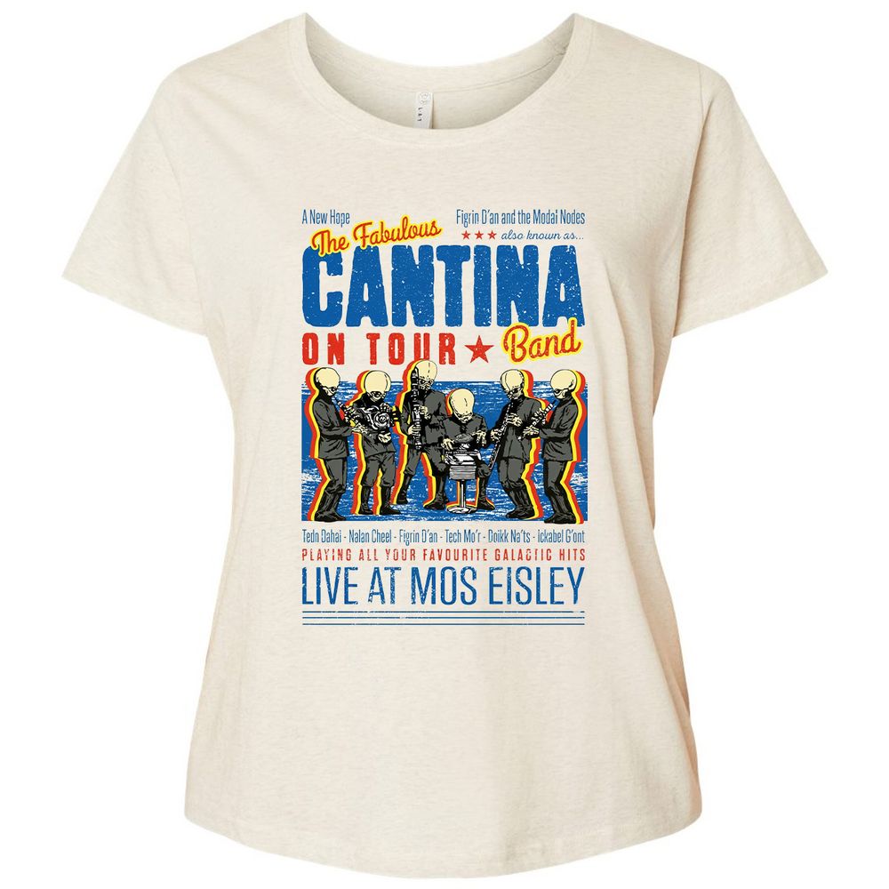 Ladies Curvy Jersey - 9VYHVBU3 - Natural Heather - 8