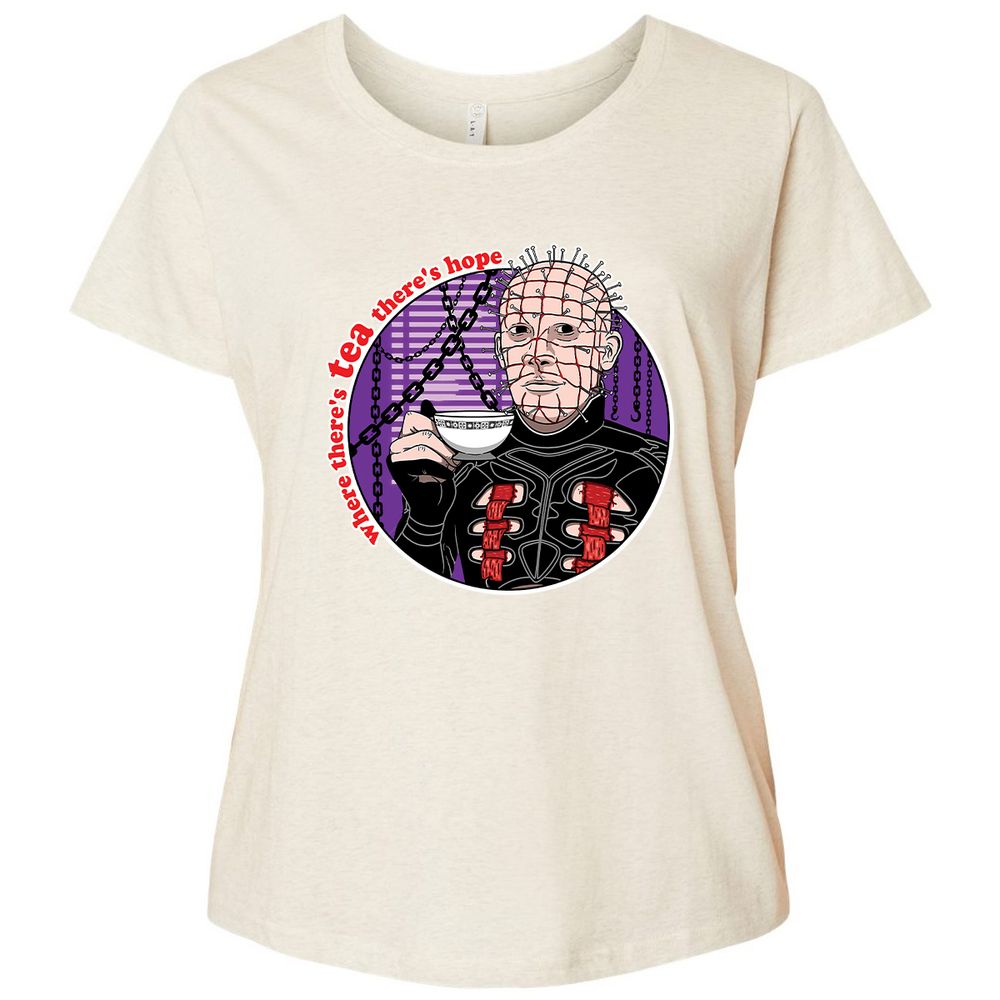 Ladies Curvy Jersey - QZU27KL6 - Natural Heather - 8