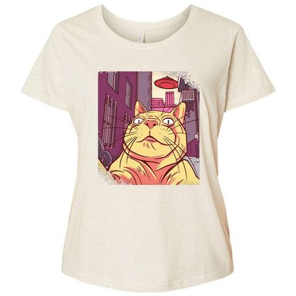 Ladies Curvy Jersey - 1AXLGEYX - Natural Heather - 8