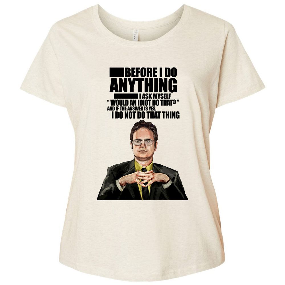 Ladies Curvy Jersey - RM5NY55N - Natural Heather - 8