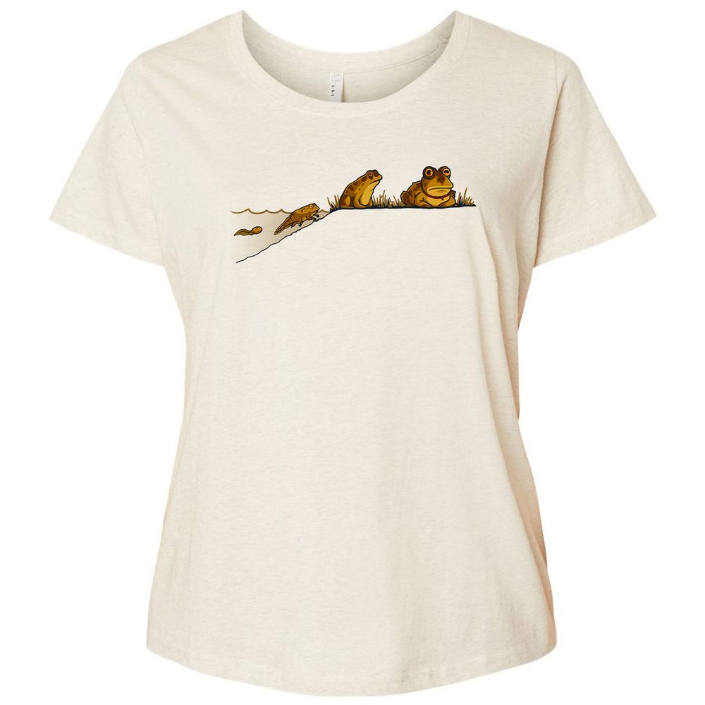 Ladies Curvy Jersey - HDN1FJYV - Natural Heather - 8