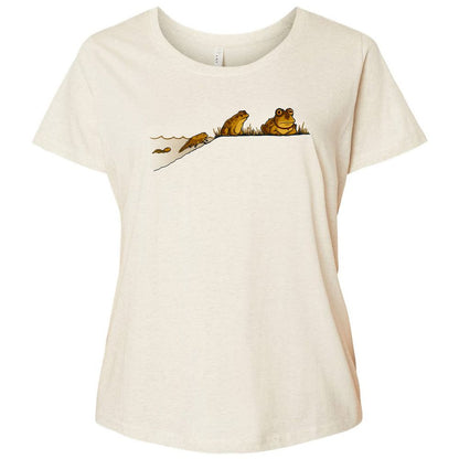 Ladies Curvy Jersey - HDN1FJYV - Natural Heather - 8