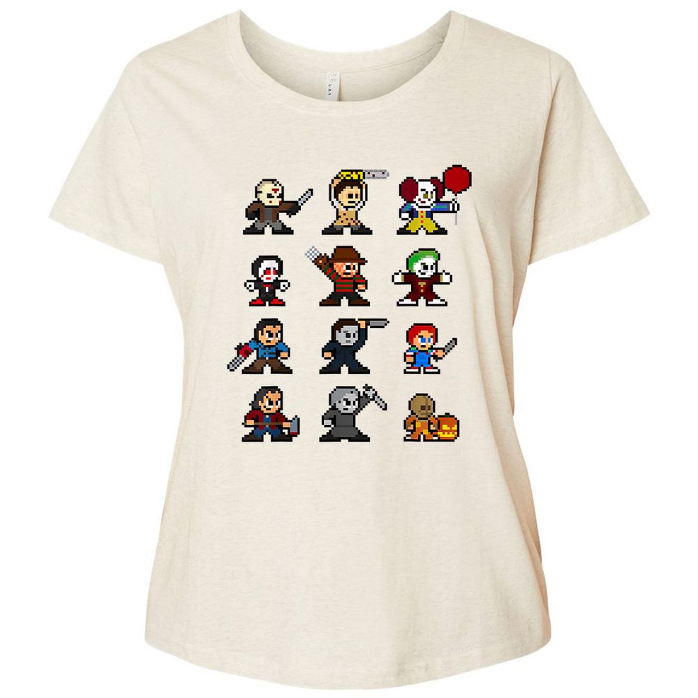 Ladies Curvy Jersey - AZ69LCJ4 - Natural Heather - 8