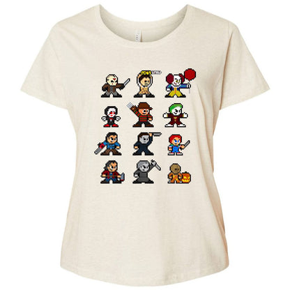 Ladies Curvy Jersey - AZ69LCJ4 - Natural Heather - 8