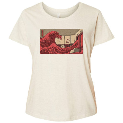 Ladies Curvy Jersey - A38MK3V9 - Natural Heather - 8