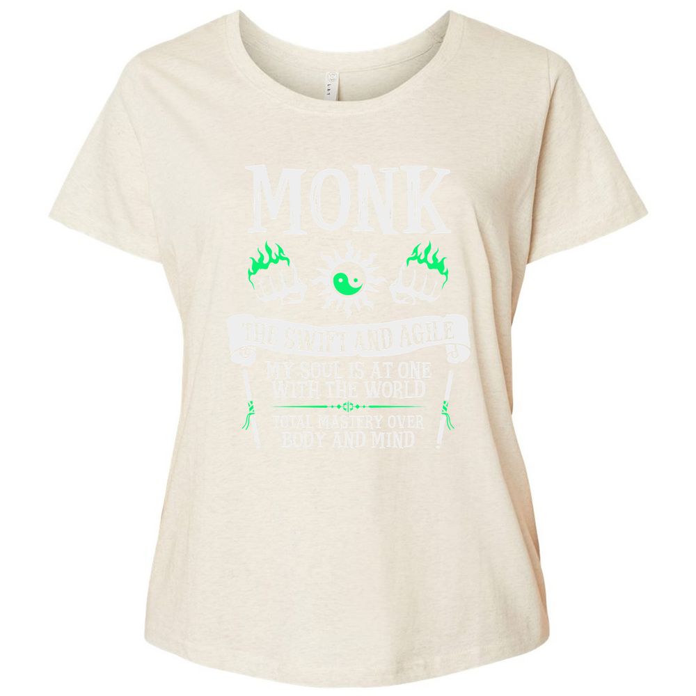 Ladies Curvy Jersey - C8L3GXGV - Natural Heather - 8