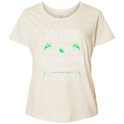 Ladies Curvy Jersey - C8L3GXGV - Natural Heather - 8