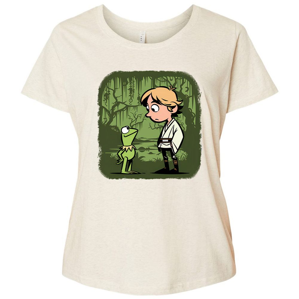 Ladies Curvy Jersey - 5DLMZCTZ - Natural Heather - 8