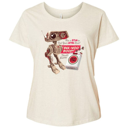 Ladies Curvy Jersey - 9458HG7V - Natural Heather - 8