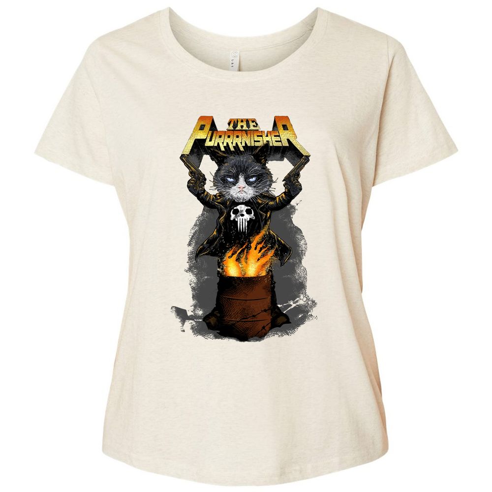 Ladies Curvy Jersey - T8YV5QEQ - Natural Heather - 8